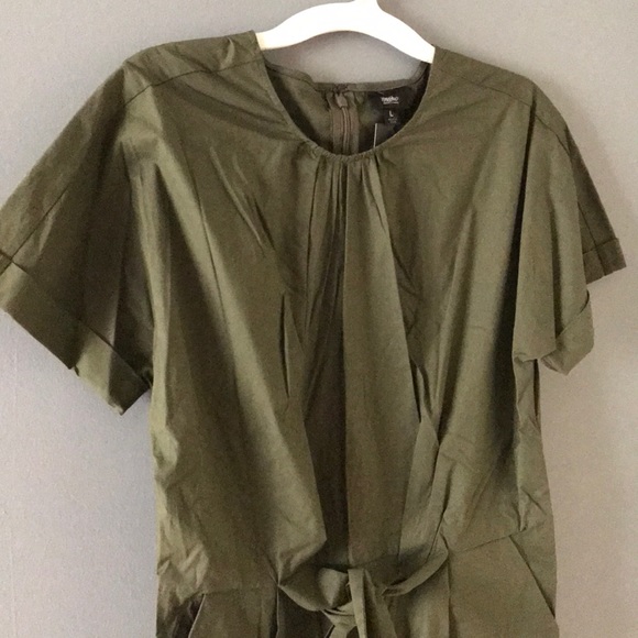 New Mossimo Army Green Romper - Picture 2 of 8